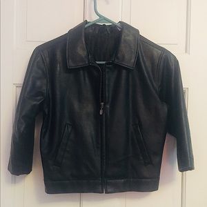 Faux leather jacket